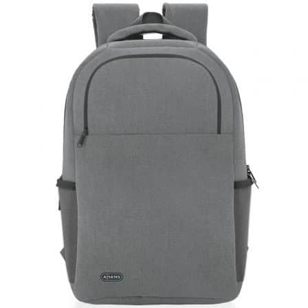 Mochila Aisens Premium ASBG-BP083-GR para Portátiles hasta 15.6'/ Gris