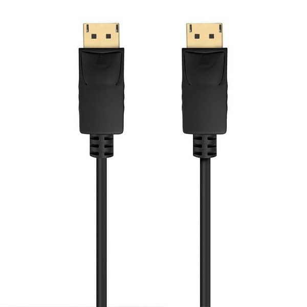 Cable DisplayPort 1.2 CCS 4K Aisens A124-0740/ DisplayPort Macho - DisplayPort Macho/ Hasta 5W/ 2300Mbps/ 2m/ Negro