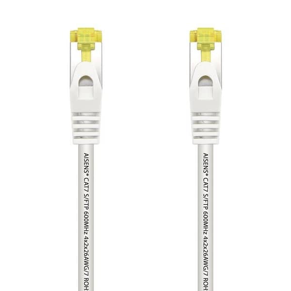 Cable de Red RJ45 SFTP Aisens A146-0491 Cat.7/ 2m/ Blanco