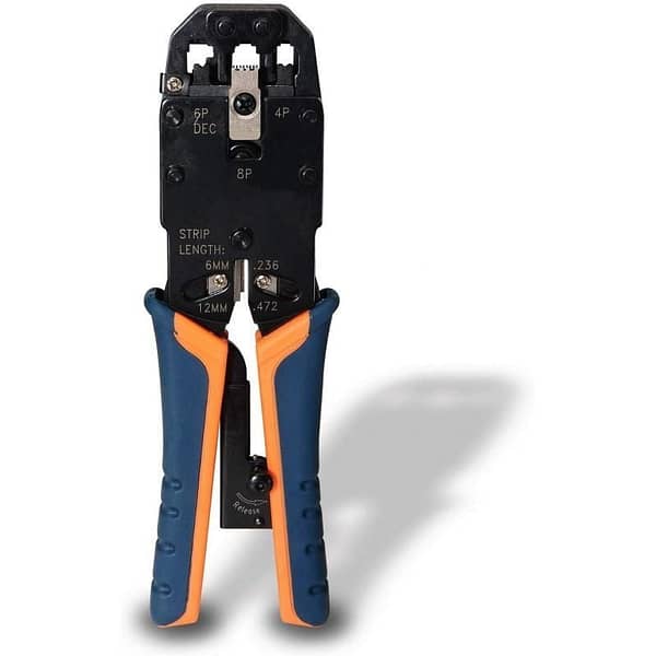 Crimpadora Met?lica de Carraca Aisens A142-0311 para RJ10-RJ11-RJ12-RJ45