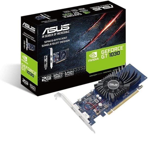 Tarjeta Gr?fica Asus GeForce GT 1030/ 2GB GDDR5/ Compatible con Perfil Bajo