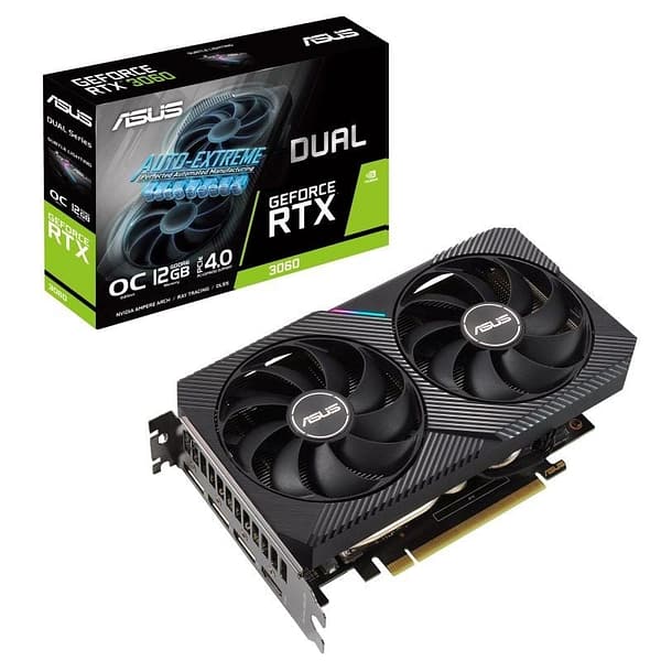 Tarjeta Gr?fica Asus Dual GeForce RTX 3060 V2 OC Edition/ 12GB GDDR6