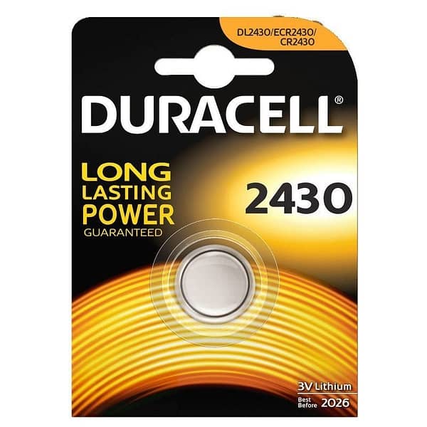 Pila de Bot?n Duracell CR2430/ 3V