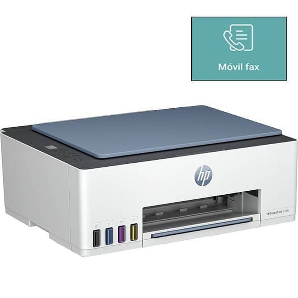 Multifunci?n Recargable HP Smart Tank 5106/ WiFi/ Fax M?vil/ Blanca