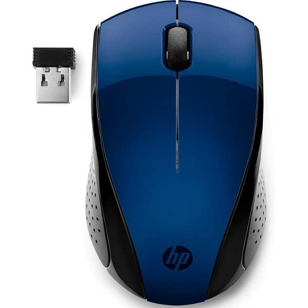 Rat?n Inal?mbrico HP 220/ Hasta 1200 DPI/ Azul