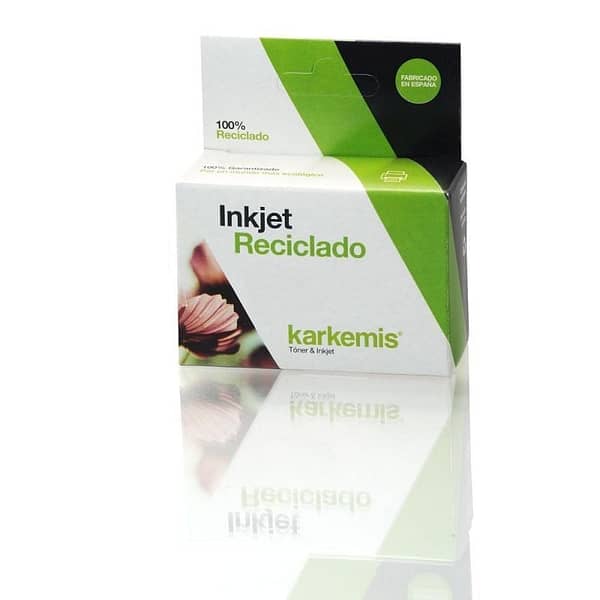 Cartucho de Tinta Reciclado Karkemis HP n?302 XL Alta Capacidad/ Negro