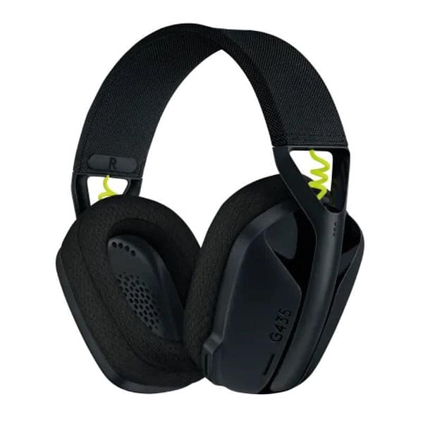 Auriculares Gaming Inal?mbrico con Micr?fono Logitech G435/ Bluetooth/ Negros y Amarillos