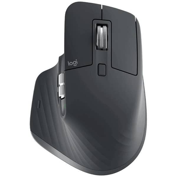 Rat?n Ergon?mico Inal?mbrico por Bluetooth Logitech MX Master 3S/ Bater?a recargable/ Hasta 8000 DPI/ Grafito