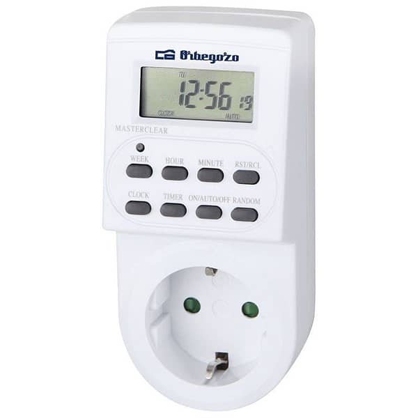 Programador de Enchufe Orbegozo PG 20 /Potencia M?xima 3600W