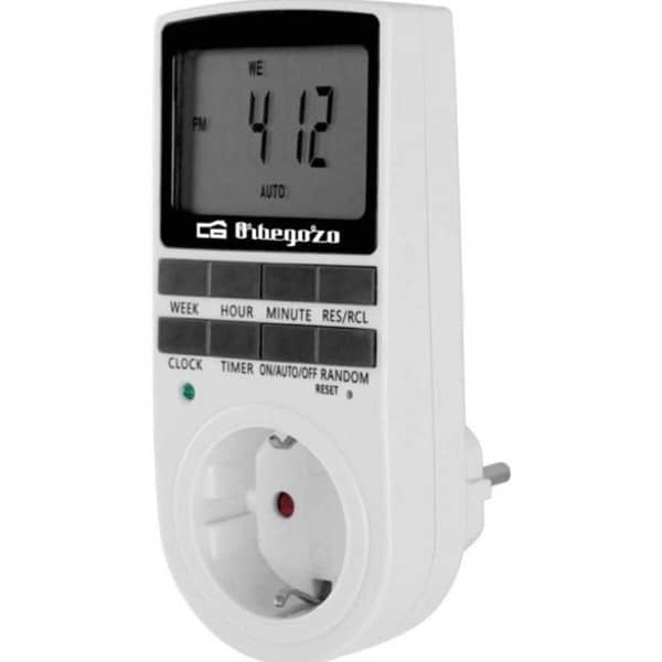 Programador de Enchufe Orbegozo PG 25/ Potencia M?xima 3680W