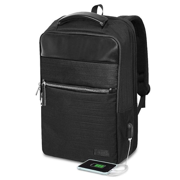 Mochila Subblim Business V2 AP Backpack para Port?tiles hasta 15.6'/ Puerto USB/ Negra