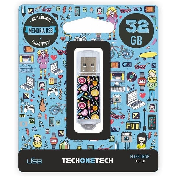 Pendrive 32GB Tech One Candy Pop USB 2.0