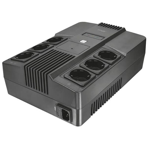 SAI L?nea Interactiva Trust Maxxon/ 800VA/ 6 Salidas/ Formato Bloque