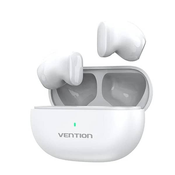 Auriculares Bluetooth Vention Tiny T12 NBLW0 con estuche de carga/ Autonom?a 6h/ Blancos