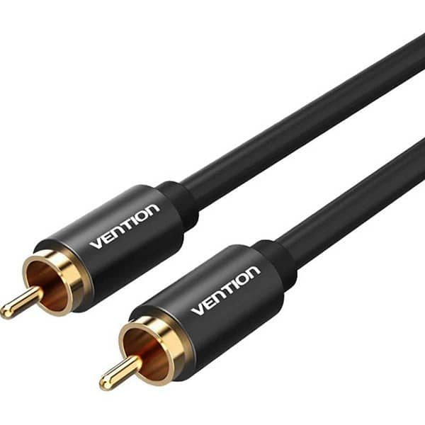 Cable Est?reo Vention VAB-R09-B200/ RCA Macho - RCA Macho/ 2m/ Negro