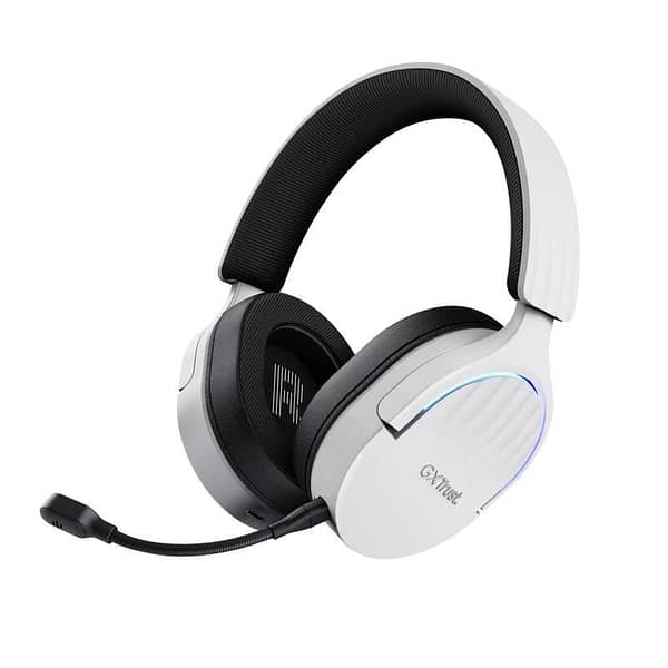 Auriculares Gaming Inal?mbricos con Micr?fono Trust Gaming GXT 491 Fayzo/ Bluetooth/ Jack 3.5/ Blancos