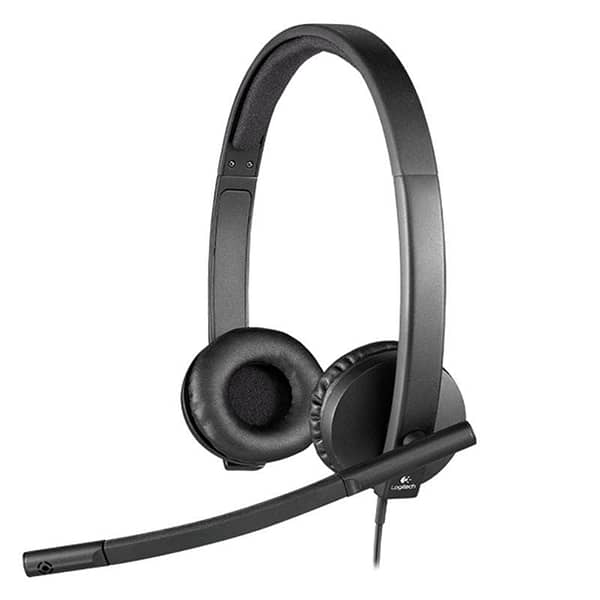 Auriculares Logitech H570E/ con Micr?fono/ USB/ Negros