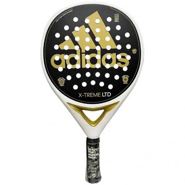 Pala de P?del Adidas Pala Adidas X-Treme/ Blanca y Oro