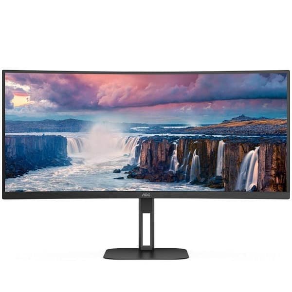 Monitor Profesional Ultraparon?mico Curvo AOC CU34V5C/BK 34'/ WQHD/ Multimedia/ Negro