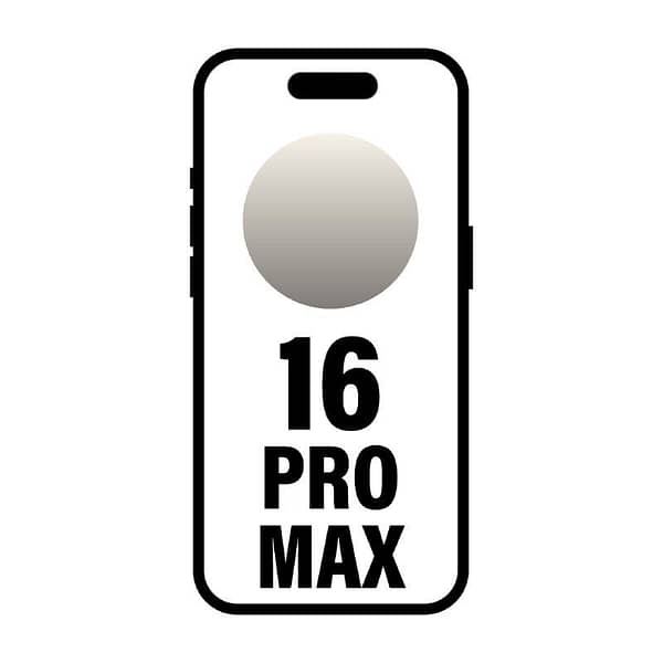 Smartphone Apple iPhone 16 Pro Max 256GB/ 6.9'/ 5G/ Titanio Natural