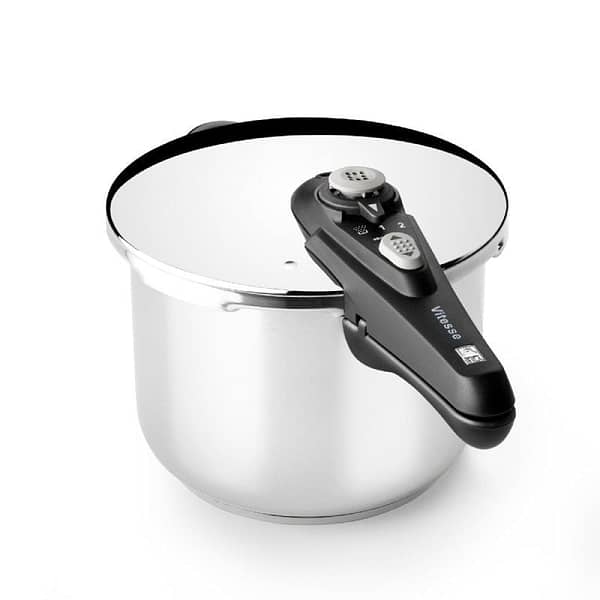 Olla a Presi?n Bra Vitesse A185104/ ?24cm/ 9L/ Acero Inoxidable/ Apta para Inducci?n