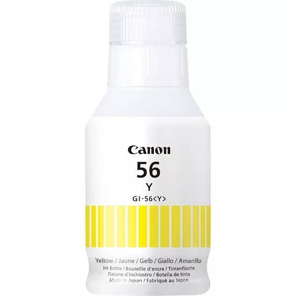 Botella de Tinta Original Canon GI-56/ Amarilla