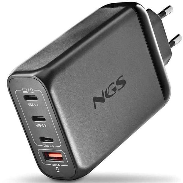 Cargador de Port?til GaN NGS BUD 140W/ 140W/ Autom?tico/ Voltaje 5-21V