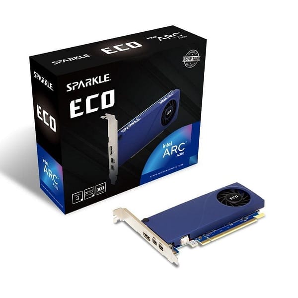 Tarjeta Gr?fica Sparkle Intel Arc A310 ECO/ 4GB GDDR6/ Compatible con Perfil Bajo
