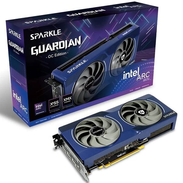 Tarjeta Gr?fica Sparkle Intel Arc B570 Guardian OC Edition/ 10GB GDDR6