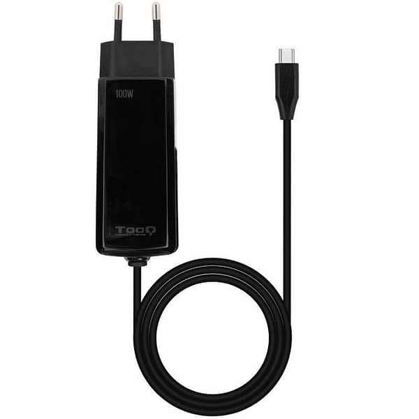 Cargador de Port?til GaN TooQ TQLC-USBCGAN100PD-C USB Tipo-C/ 100W/ Autom?tico/ Voltaje 5-20V