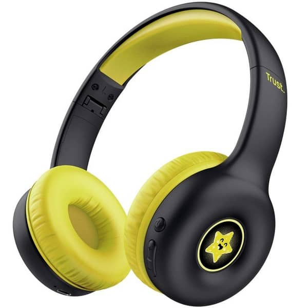 Auriculares Infantiles Inal?mbricos Trust Nouna Kids/ con Micr?fono/ Negros