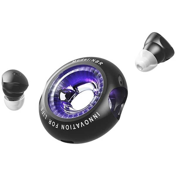 Auriculares Bluetooth Vention NBRB0 con estuche de carga/ Autonom?a 6h/ Negros