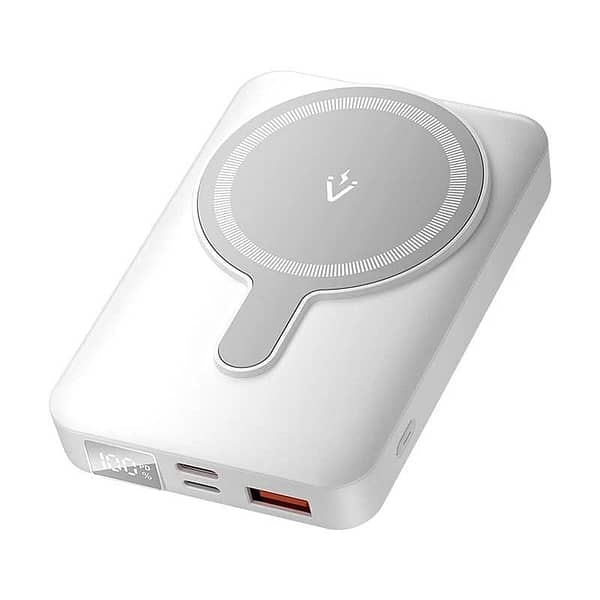 Powerbank 10000mAh Vention FHTW0/ 22.5W/ Wireless/ Blanca