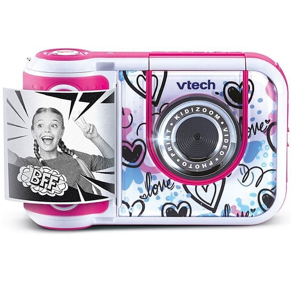 C?mara Digital Instant?nea VTech Kidizoom Print Cam/ Tama?o Foto 57x28mm/ Rosa
