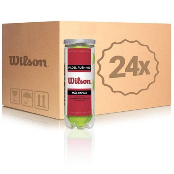 Caj?n Bolas Wilson Rush 100/ 24 packs de 3 unidades