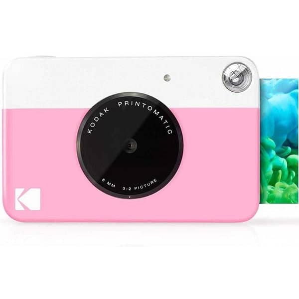 C?mara Digital Instant?nea Kodak Printomatic/ 5MP/ Tama?o Foto 2'x3'/ Rosa