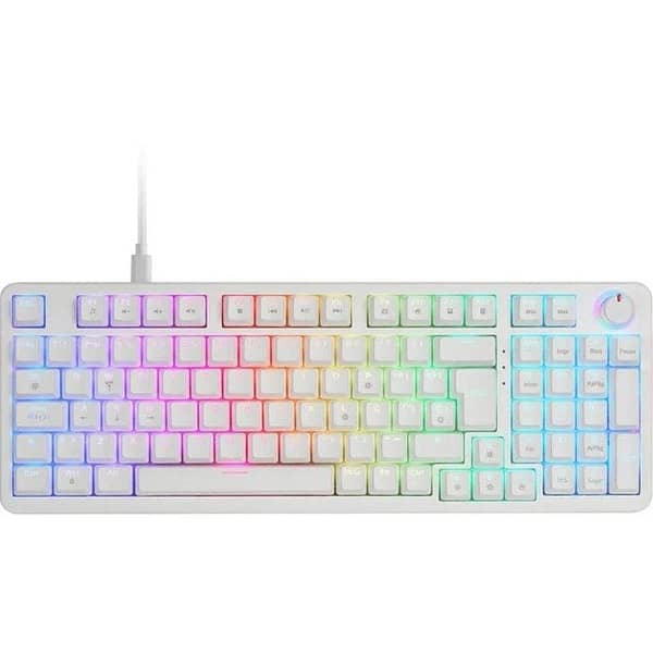 Teclado Gaming Mec?nico Mars Gaming MKPROYES/ Switch Amarillo/ Blanco