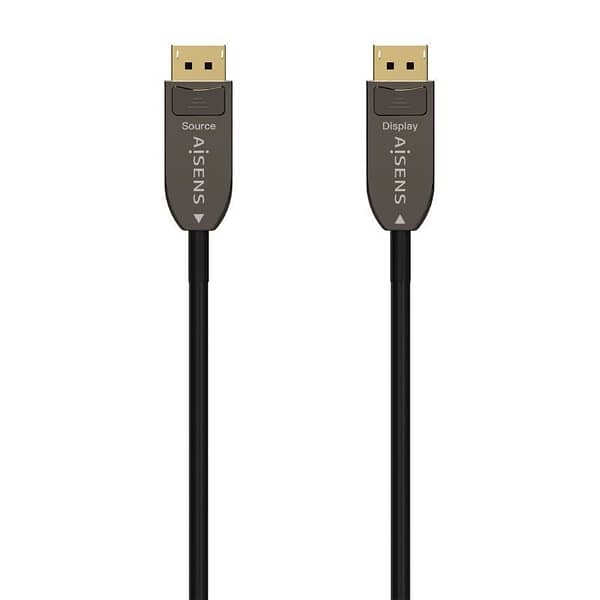 Cable DisplayPort 1.4 AOC 8K Aisens A155-0606/ DisplayPort Macho - DisplayPort Macho/ 10m/ Negro