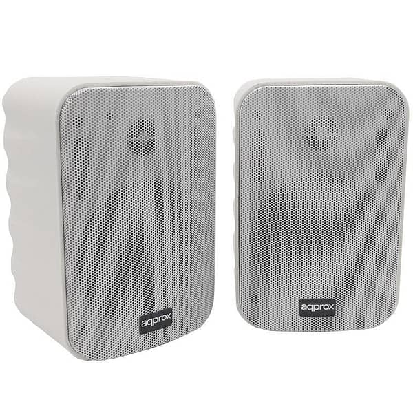 Altavoces Autoamplificados con Bluetooth Approx appSPKBT/ 40W/ 2.0/ Blancos