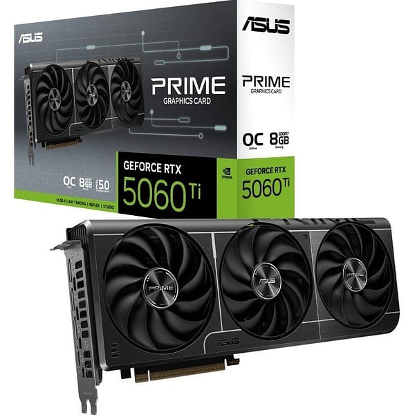 Tarjeta Gr?fica Asus Prime GeForce RTX 5060 Ti OC Edition/ 8GB GDDR7