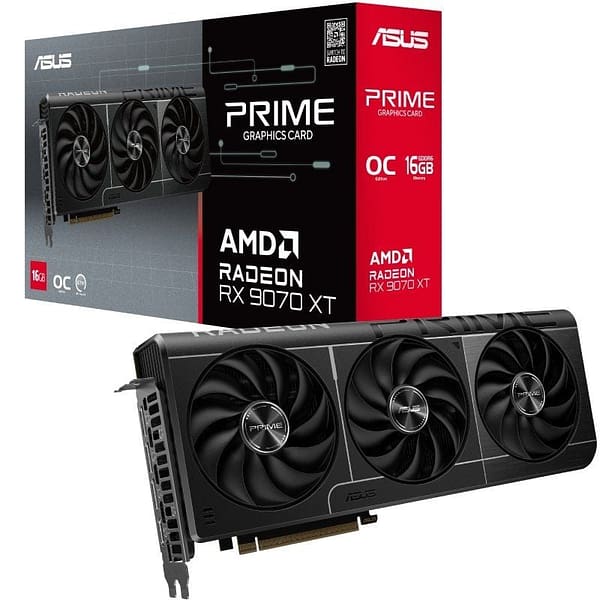 Tarjeta Gr?fica Asus Prime Radeon RX 9070 XT OC/ 16GB GDDR6