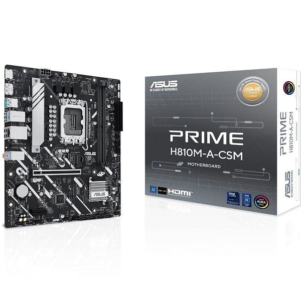 Placa Base Asus PRIME H810M-A-CSM Socket 1851/ Micro ATX