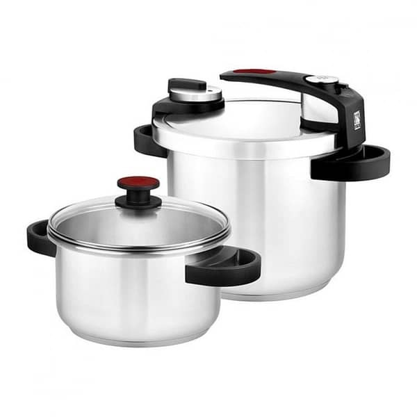 Pack 2 Ollas Bra Tekna A185605/ 4+7L/ Acero Inoxidable/ Apta para Inducci?n