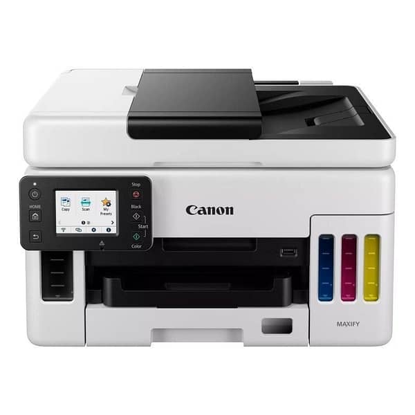 Multifunci?n Recargable Canon MAXIFY GX6050 MegaTank WiFi/ D?plex/ Blanca