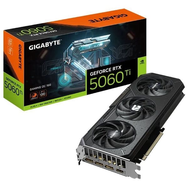 Tarjeta Gr?fica Gigabyte GeForce RTX 5060 Ti Gaming OC/ 16GB GDDR7