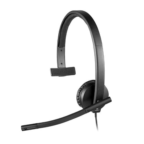 Auricular Logitech H570E/ con Micr?fono/ USB/ Negro