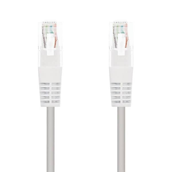 Cable de Red RJ45 UTP Nanocable 10.20.0103-W Cat.5e/ 3m/ Blanco