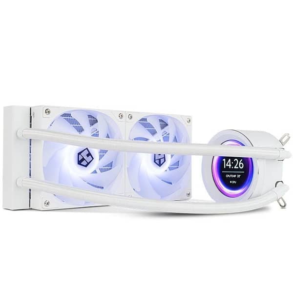 Sistema de Refrigeraci?n L?quida Nox X-240 LCD/ Blanco