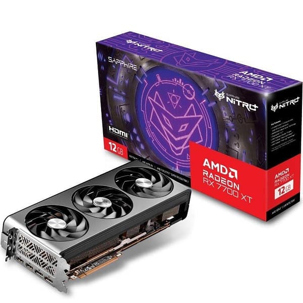 Tarjeta Gr?fica Sapphire Nitro+ Radeon RX 7700 XT Gaming OC/ 12GB GDDR6