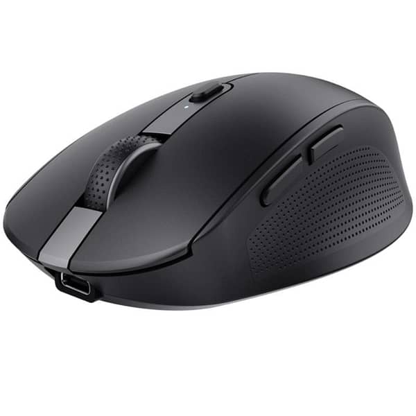 Rat?n Inal?mbrico por Bluetooth Trust Ozaa Compact Wireless/ Bater?a recargable/ Hasta 3200 DPI/ Negro